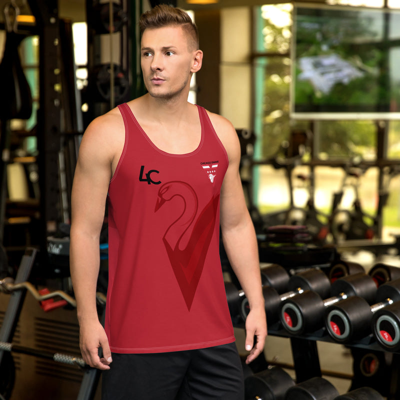 Red Workout Tank Top